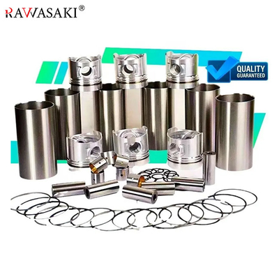 Kits de revêtement du piston 65.02501-0507 du cylindre 65.01201-0050 de moteur de l'excavatrice D1146 D1146T DE08 de Doosan